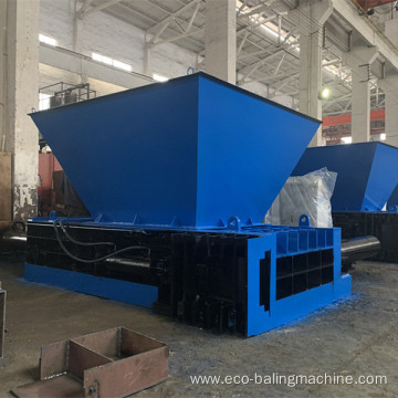 Hopper Type Metal Cans Baling Press Recycling Machine